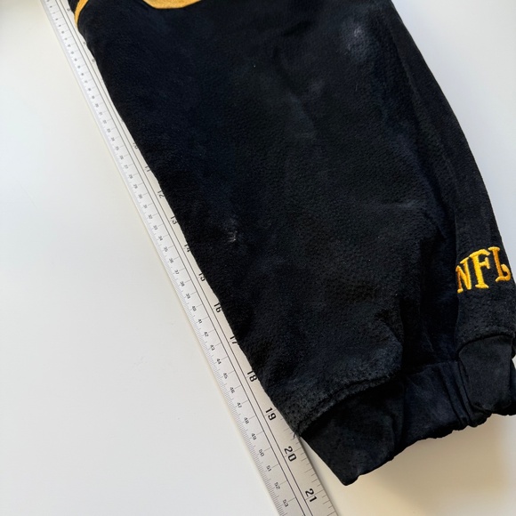 Green Bay Packers Vintage NFL Suede Bomber Jacket Size M - Picture 11 of 16